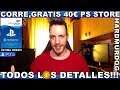 ¡¡¡CORRE,GRATIS 40€ PS STORE/PS4!!!