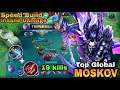moskov gameplay 2021 meta build 2021 top global moskov MLBB