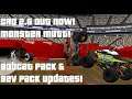 BeamNG.Drive Monster Jam; CRD 2.6 Out Now! Monster Mutt, Bobcat Sheriff, & Bev Quad Chaos!
