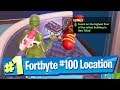 Fortnite Fortbyte #100 Location - Found on the highest floor of the tallest building in Neo Tilted