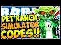 🔥SECRET CODES PET RANCH SIMULATOR🚨Pet Ranch Simulator Roblox🔥