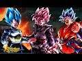 "SUBIRASHII" Goku Black Rose Showcase! Dragon Ball Legends. PVP. DBS.