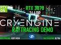 CRYENGINE Neon Noir Ray Tracing: RTX 3070 | i9-9900K | 1440P