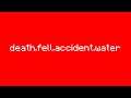 How to Get the death.fell.accident.water Death Message in Minecraft! 1.17.1