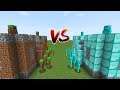 WHO HAS THE MOST STRONG CASTLE MINECRAFT? DIRT NOOB VS DAIMOND PRO
