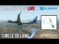 Circle to Land Approach | Real 737 Pilot LIVE |  Bristol - Carcassonne | X-Plane 11