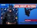 DARK KNIGHT BATMAN SKIN SHOWCASED WITH EMOTES