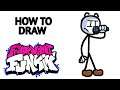 How To Draw Henry Stickmin From Friday Night Funkin Step by Step