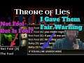 I Gave Them Fair Warning | Throne Of Lies Fool | Social Deduction Game