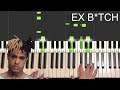 XXXTentacion - Ex Bitch (Piano Tutorial Lesson)