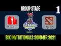 Army Geniuses vs Team D Game 1 | Bo2 | Group Stage BIX Invitationals Summer 2021