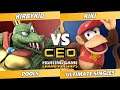 CEO 2021 - Kiki (Diddy Kong) Vs. Kirbykid (King K Rool) SSBU Ultimate Tournament