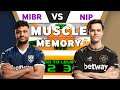 MIBR fer vs NiP REZ Muscle Memory Challenge | Part 2 of 3