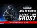 Modern Warfare : How to Unlock CLASSIC UDT GHOST / Operator Unlock Guide (Call Of Duty MW)