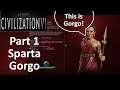 Sid Meier’s Civilization VI #1 This is Gorgo, teda vlastne Sparta a jej Hopliti