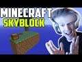 200 IQ Gamer Innovates Minecraft Skyblock Survival! | xQcOW