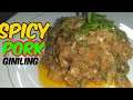 CHEESY SPICY PORK GINILING WITH BUTTER ||CHEF CLARK|| CLARK VALEN OFFICIAL