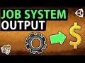 How to get Output from the Unity Job System