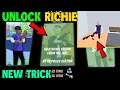 HOW TO UNLOCK RICHIE IN ONE CLICK NEW TRICK || HARSH IN GAME