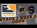 Overwatch League Odds - 2019, Stage 3, Week 5