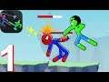 Supreme Stickman Warriors - Ragdoll Fighting - Gameplay Walkthrough Part 1 (Android)