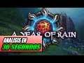 Análisis A YEAR OF RAIN en 30 SEGUNDOS!  Opinión y review en español