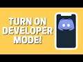 How to Turn On Developer Mode in Discord App