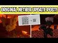 Minecraft 1.16 Nether Update Original Post! Scythe, Hatchet & New Wither Skeletons?