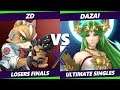 Smash Ultimate Tournament - Dazai (Palutena) Vs. ZD (Fox, Wolf) S@X 331 SSBU Losers Finals