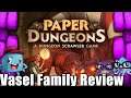 Vasel Family Reviews:  Paper Dungeons: A Dungeon Scrawler Game