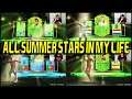 All SUMMER STARS I packed in my life on YouTube 🔥 FIFA 22 Ultimate Team Pack Opening Animation PS5