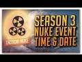 COD Warzone Season 3 NUKE EVENT DATE & TIME! - When Is The Nuke Dropping In Verdansk? ☢️
