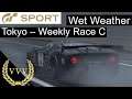 GT Sport - Wet Weather, Weekly Race C at Tokyo