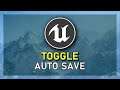 How To Enable & Disable Auto Save in Unreal Engine 5