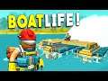 Living the Boat Life For a Rescue Mission - Scrap Mechanic Survival EP 13