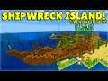 MINECRAFT 1.14 - SHIPWRECK SURVIVAL ISLAND - LUCKY TRADES! (Dinnerbone Seed)
