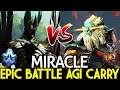 MIRACLE Phantom Lancer Against Pro Terrorblade Epic Battle Carry 7.26 Dota 2