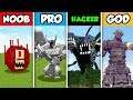 NOOB vs PRO vs HACKER vs GOD : CRAZY MOB CHALLENGE in Minecraft! (Animation)