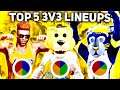 RANKING THE TOP 5 3V3 LINEUPS IN NBA2K20