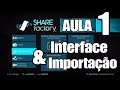 ShareFactory PS4 Para Iniciantes: AULA 1- Introdução da Interface Inicial e Importação de arquivos.