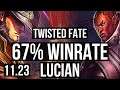 TF vs LUCIAN (MID) | 7/1/10, 67% winrate | KR Diamond | 11.23