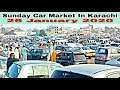 USED CAR BAZAAR I Sunday Car Market 2020 I Pakistan Largest Car Bazar In Karachi/26 January 2020