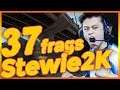 CSGO POV Stewie2K Twitch Stream 37 kill @ Faceit overpass