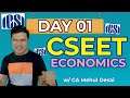 DAY 01 | Economics For CSEET by CA Mehul Desai || Commerce Baba Level Up