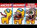 HACKER vs HACKER vs HACKER AMONG US IMPOSTOR Drawing CHALLENGE