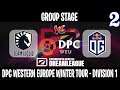 Liquid vs OG Game 2 | Bo3 | Group Stage DPC WEU Winter Tour 2021-22 Division 1 | DreamLeague S16