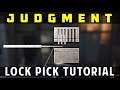 Lock Picking Tutorial | Judgment (How to Pick Lock)