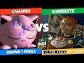 SSC 2019 SSBM - Crispy Chango (Jigglypuff) VS SL Summate (Ganondorf) Smash Melee Round 1 Pools
