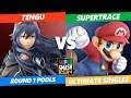 SSC 2019 SSBU -  Tengu (Lucina) VS  SuperTrace (Mario) Smash Ultimate Round 1 Pools