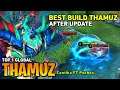 THAMUZ BEST BUILD AFTER UPDATE [Top 1 Global Thamuz] by Cantika - Mobile Legends